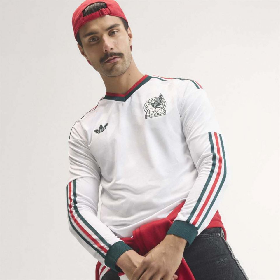 adidas Mexico 2026 Men's Away Authentic Long Sleeve Jersey